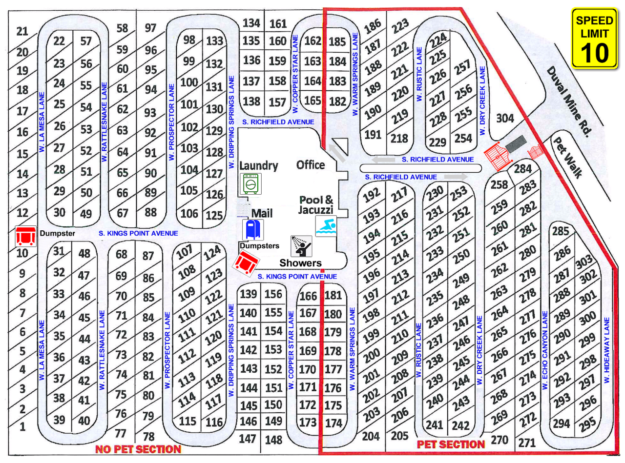 Green Valley RV Resort - A 55+ Gated Community in Airzona